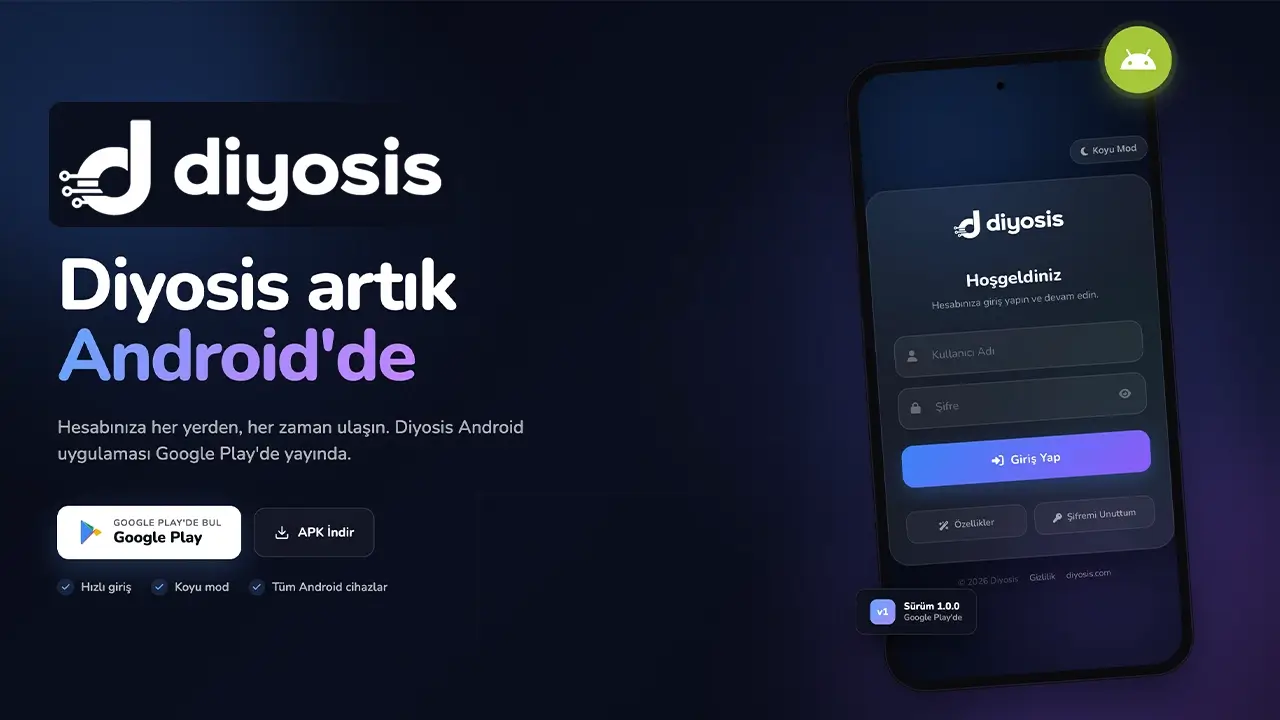 diyosis android uygulaması
